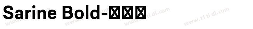 Sarine Bold字体转换